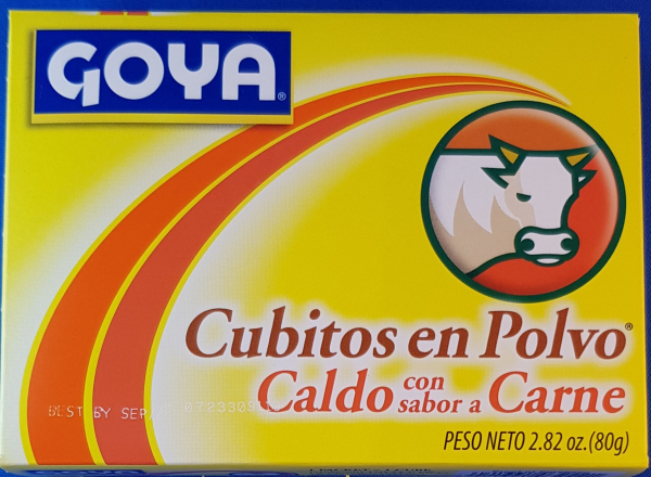 GOYA CALDO SABOR A POLLO EN POLVO  80 G